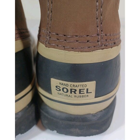 Sorel Caribou Suede Waterproof Wool Pac Boot - Size 11 - Vintage Excellent! - Picture 10 of 12
